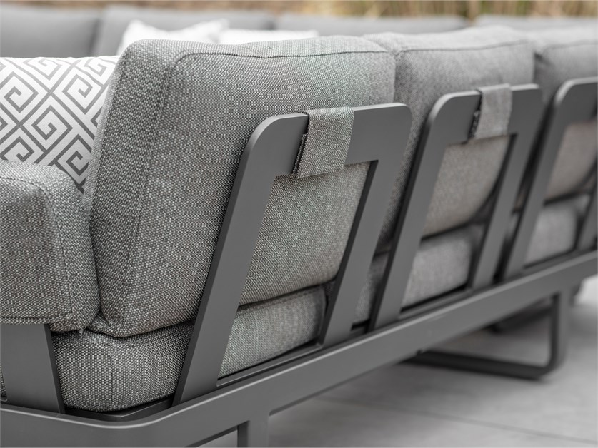 Montpellier U-Shape Sofa Set with Square Teak Coffee Tables Alternative Image