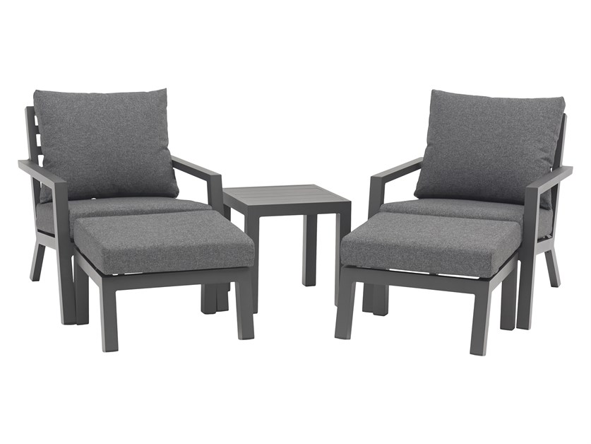 Seville Relaxing Sofa Chair Set with 2 Footstools & Side Table Alternative Image