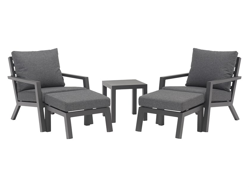 Seville Relaxing Sofa Chair Set with 2 Footstools & Side Table Alternative Image