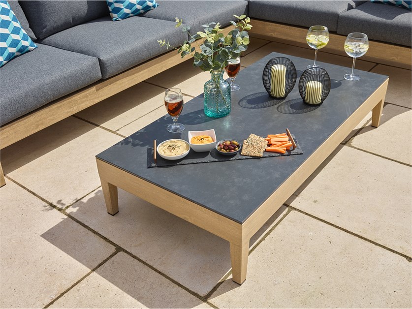 Volterra L-Shape Sofa with Rectangle Coffee Table Alternative Image