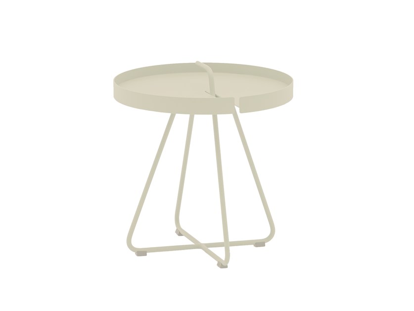 Byron Mocha Side Tray Table With Removable Top Alternative Image