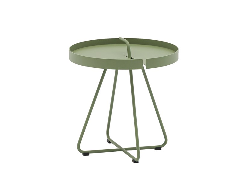 Byron Pistachio Side Tray Table With Removable Top Alternative Image
