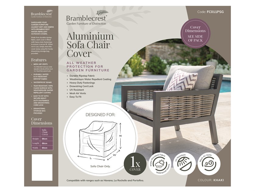 Aluminium Sofa Chair Cover Alternative Image