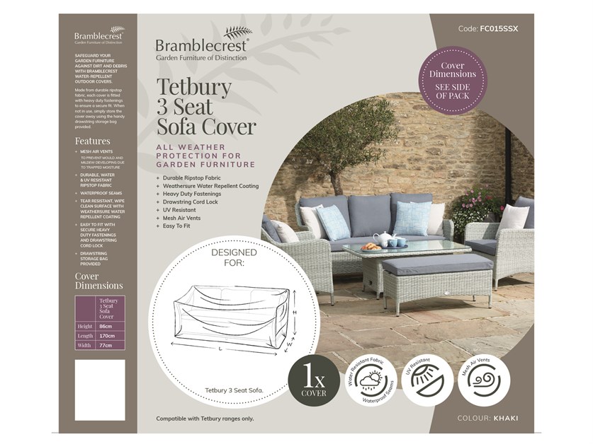 Tetbury 3 Seater Sofa Cover Alternative Image