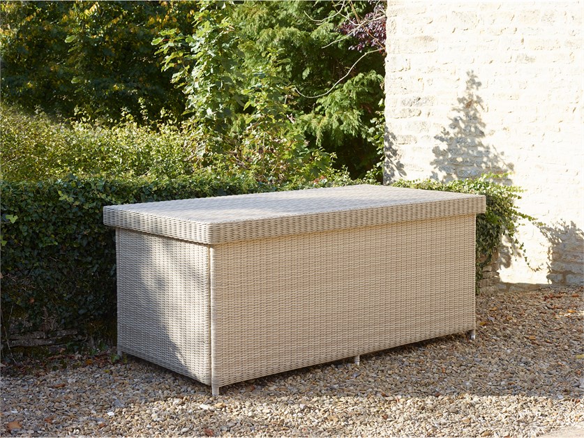 Monterey Sandstone Rattan Large Cushion Box including Liner Alternative Image