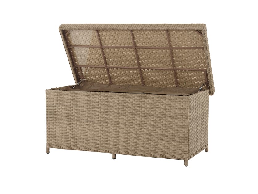 Blenheim Rattan Large Cushion Box with Liner Alternative Image