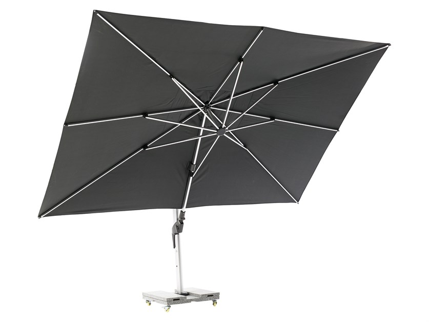Winchester Grey 4.0m x 3.0m Rectangle Cantilever Parasol & Cover Alternative Image
