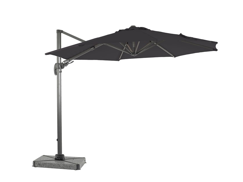 Chichester Grey 3.0m Round Cantilever Parasol & Cover - Without Base Alternative Image