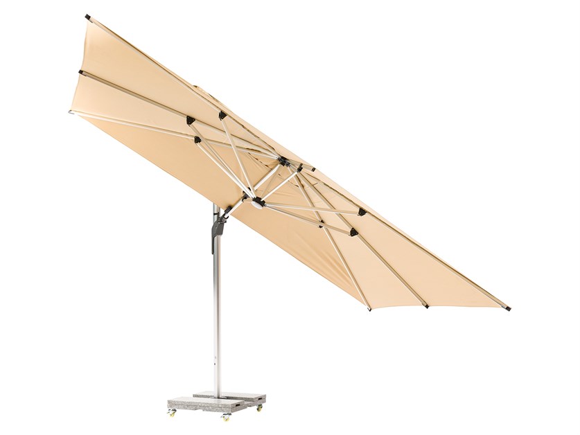 Worcester Sand 4.0m x 3.0m Rectangle Cantilever Parasol with LED Lights & Cover Alternative Image