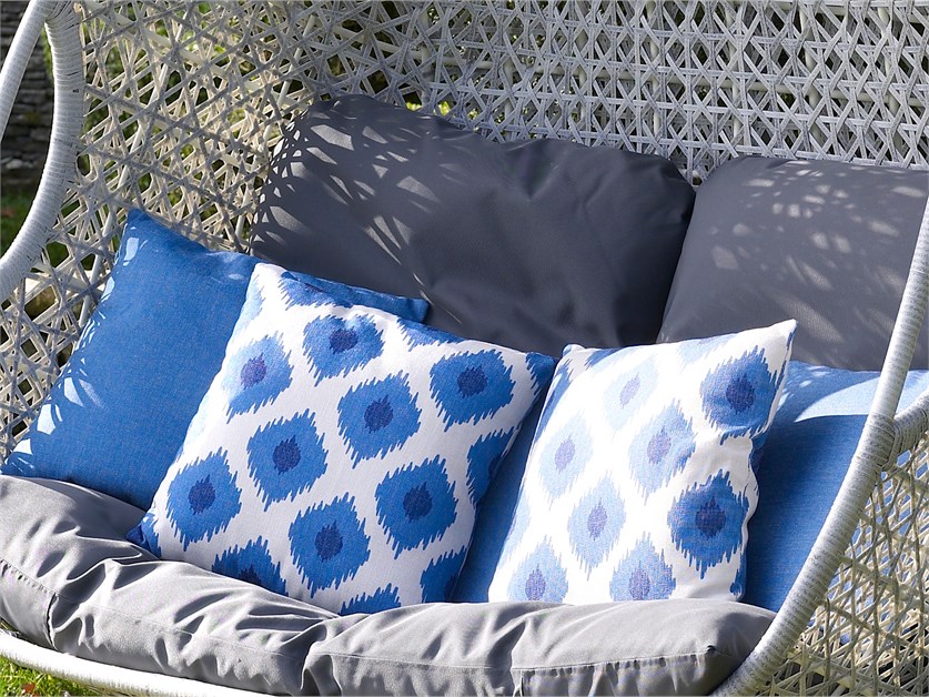 Blue Lattice 45cm Square Scatter Cushion Alternative Image