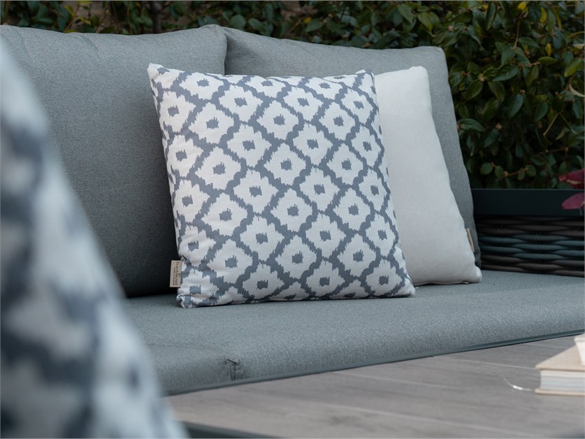 Light Grey Medallion 45cm Square Scatter Cushion - Pantone Range Alternative Image
