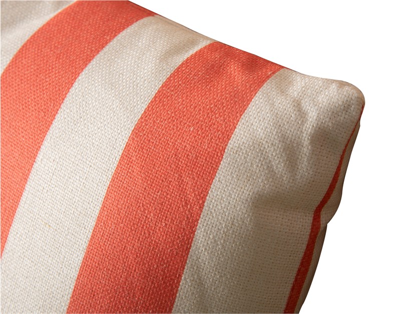 Burnt Orange Stripe Square 45cm Scatter Cushion Alternative Image