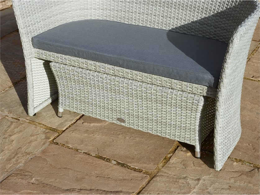 Tetbury Cloud Rattan 8 Seater Balcony Set with Glass Table Top, Parasol & Base Alternative Image
