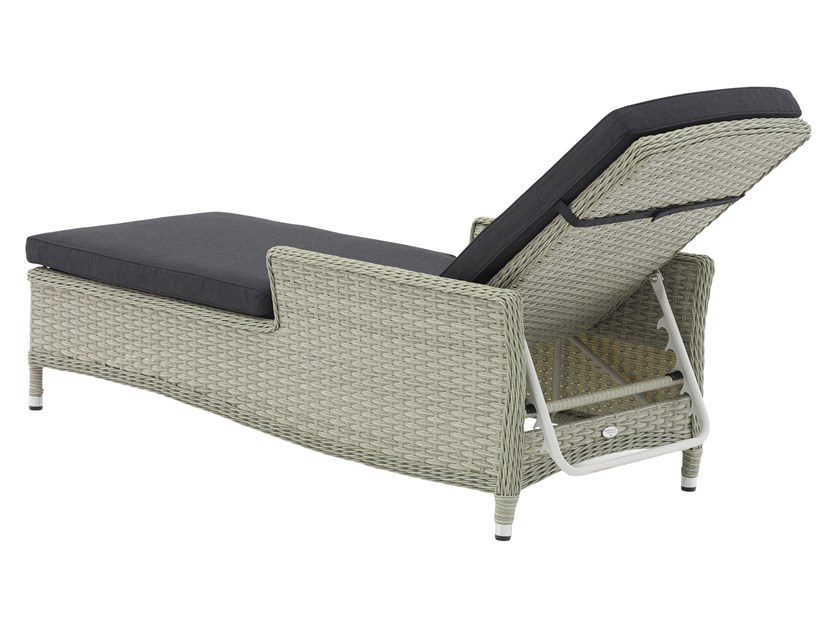 Chatsworth Rattan Lounger with Side Table Alternative Image