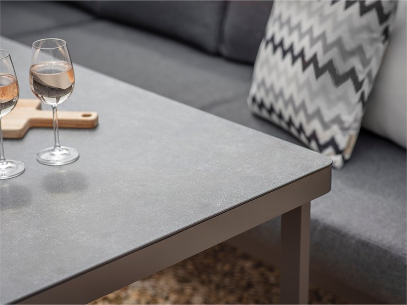 Hudson L-Shape Sofa Set with Rectangle Table & Bench Alternative Image