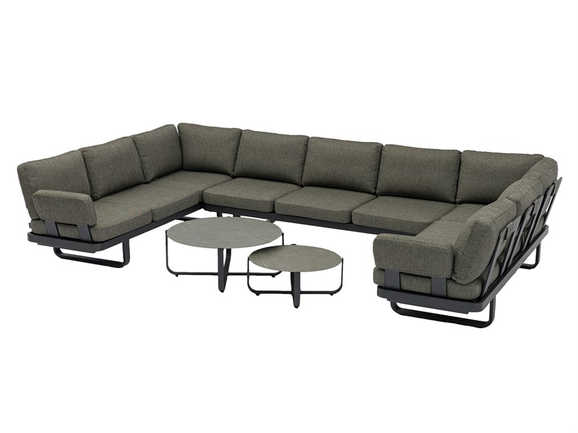 Montpellier U-Shape Sofa Set with Duo Coffee Tables Alternative Image