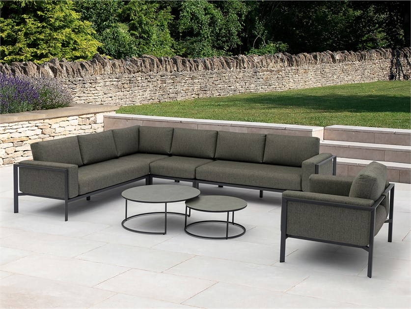 Brisbane L-Shape Sofa Set with Duo Coffee Table
