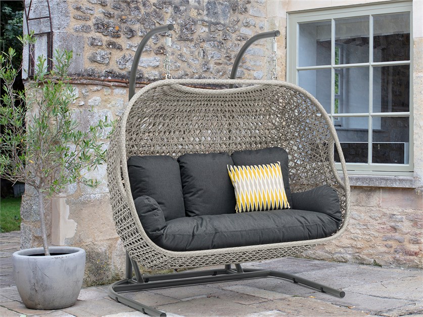 Wentworth Rattan Triple Hanging Cocoon