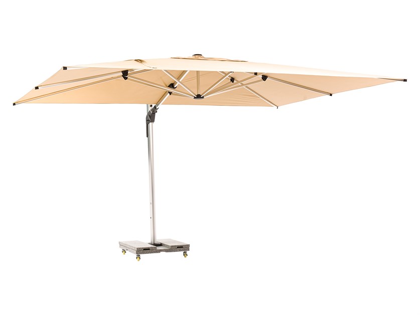 Winchester Sand 4.0m x 3.0m Rectangle Cantilever Parasol & Cover