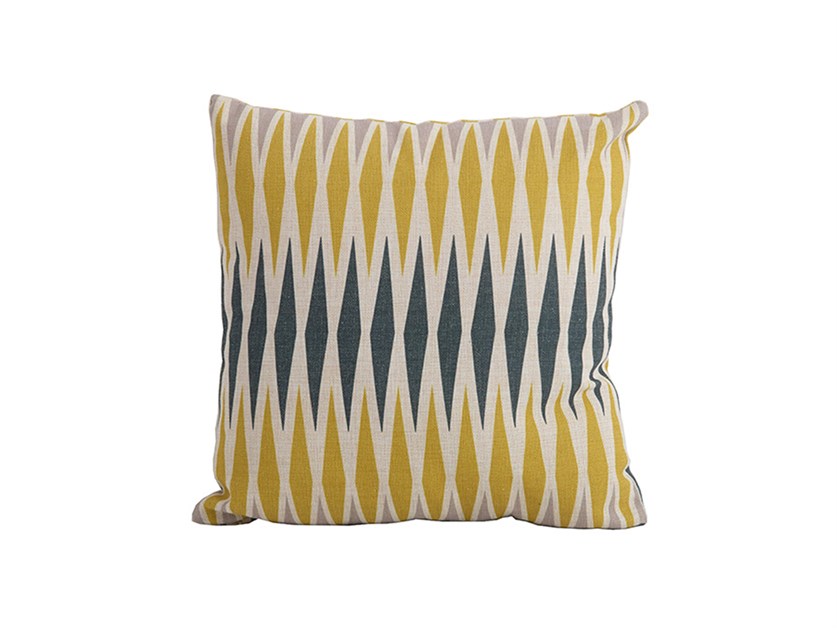 Harlequin Yellow 45cm Square Scatter Cushion