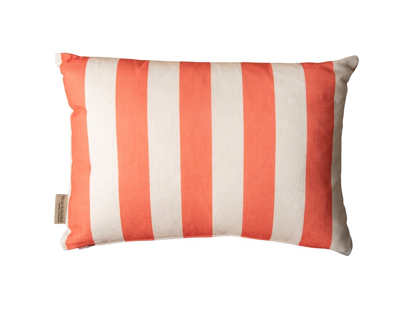 Burnt Orange Stripe Rectangle 45cm x 30cm Scatter Cushion