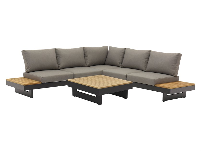 Vilamoura Square Modular Sofa with Square Teak Coffee Table Alternative Image